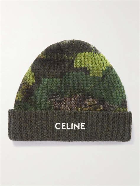 celine embroidered beanie|celine denim hat.